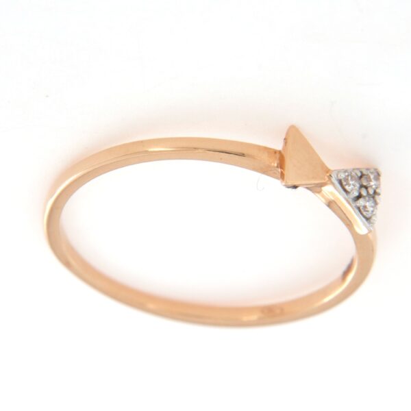 Anello in oro rosa 18 kt Papillon - immagine 7