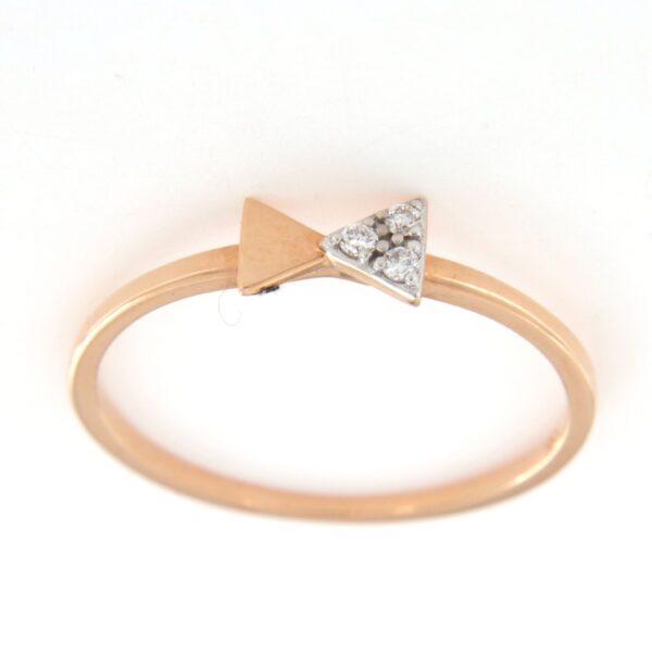 Anello in oro rosa 18 kt Papillon