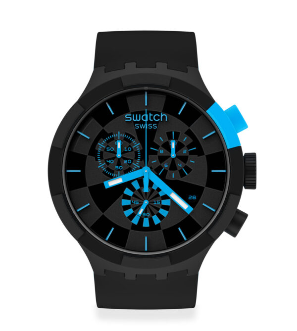 Orologio Swatch Big Bold Checkpoint Blue SB02B401 - immagine 4