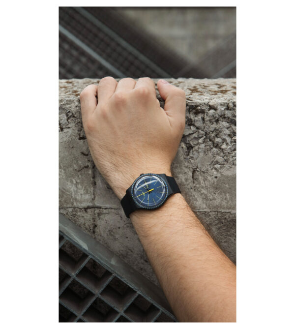 Orologio Swatch Gent Black Rails SUOB731 - immagine 3