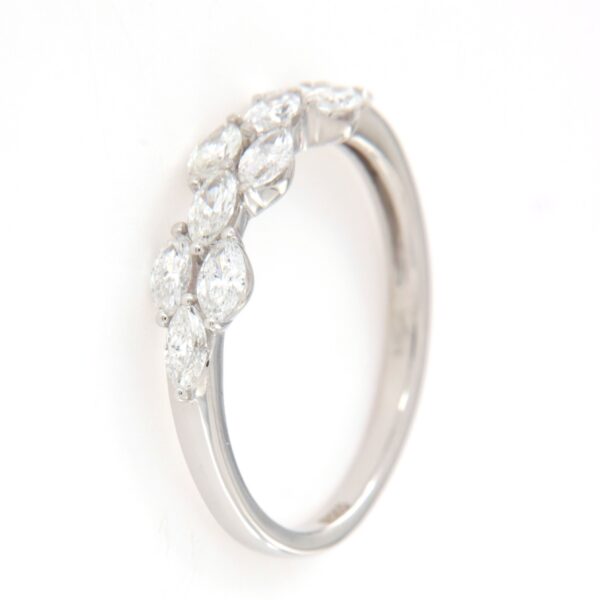 Anello Fedina Diamanti Navette Crivelli 370-XR7141 - immagine 7