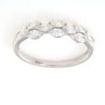 Anello Fedina Diamanti Navette Crivelli 370-XR7141