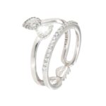 Anello 2 Giri Contrarié Oro Diamanti Crivelli - immagine 7