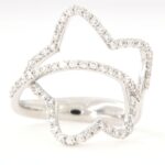 Anello Stella Contorno Diamanti Crivelli 234-5193 - immagine 4