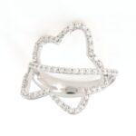 Anello Stella Contorno Diamanti Crivelli 234-5193