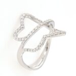 Anello Stella Contorno Diamanti Crivelli 234-5193 - immagine 6