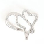 Anello Stella Contorno Diamanti Crivelli 234-5193 - immagine 5