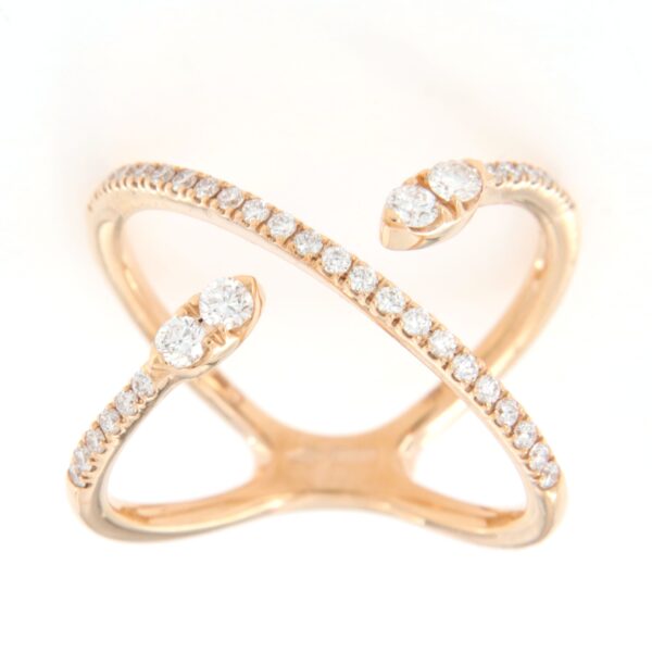 Anello Incrocio Diamanti Crivelli 234-5701-370