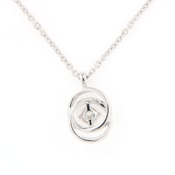 Collana Doppio Cerchio Diamanti Crivelli 370-XN238 - immagine 5
