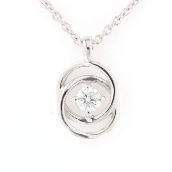 Collana Doppio Cerchio Diamanti Crivelli 370-XN238 - immagine 4