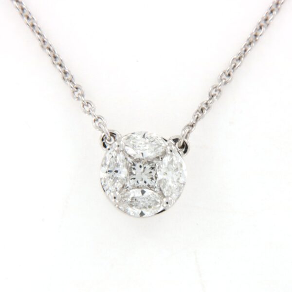 Collana Diamanti Navette Princess Crivelli - immagine 4