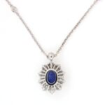 Collana Girogola Zaffiro Diamanti Crivelli 024-203 - immagine 2