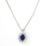 Collana Girogola Zaffiro Diamanti Crivelli 024-203