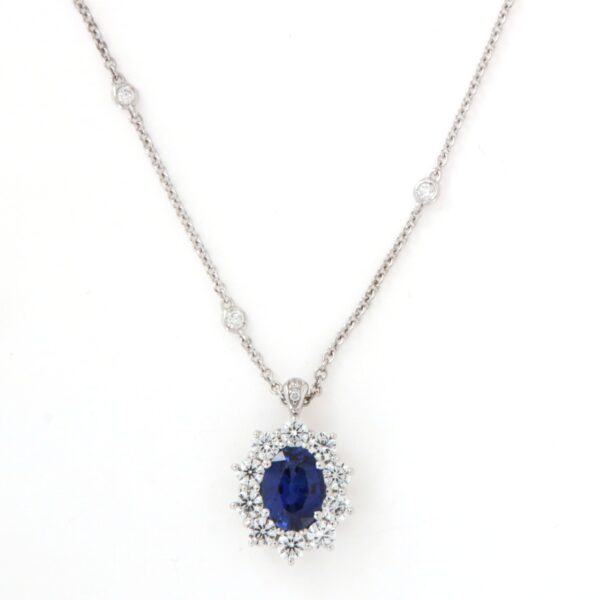 Collana Girogola Zaffiro Diamanti Crivelli 024-203