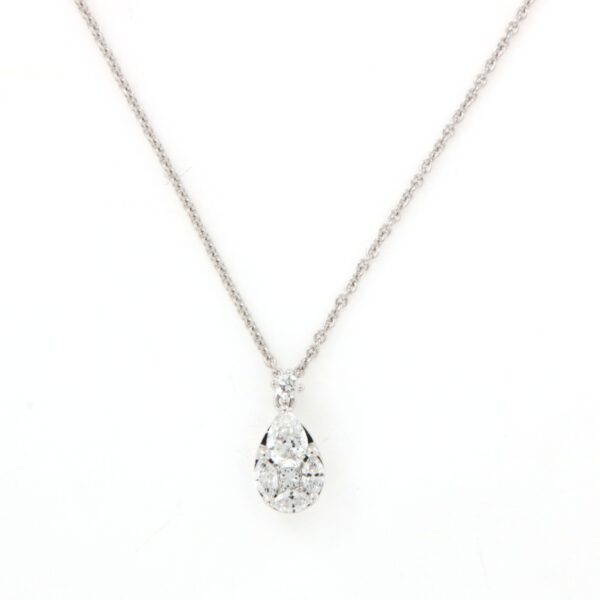 Collana Goccia Pendente Diamanti Crivelli