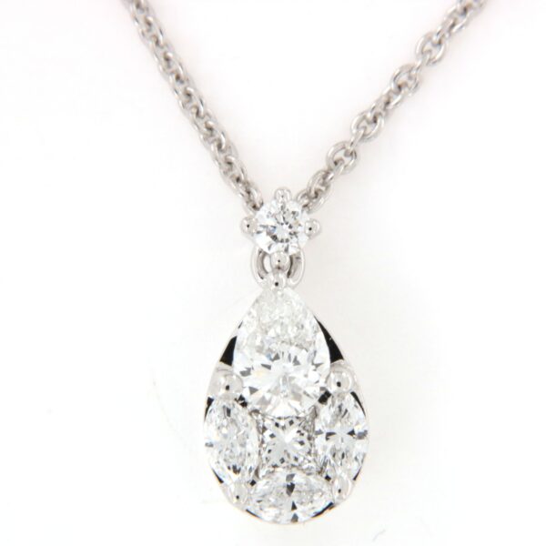 Collana Goccia Pendente Diamanti Crivelli - immagine 4