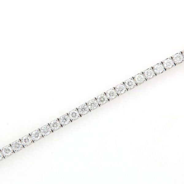 Bracciale Tennis Oro Bianco Diamanti Crivelli - immagine 6