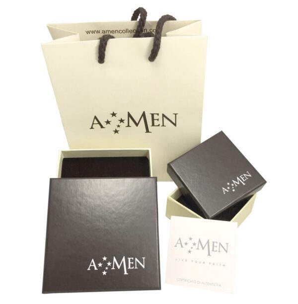 Mono Orecchino Amen Angelo Argento EB25 - immagine 2