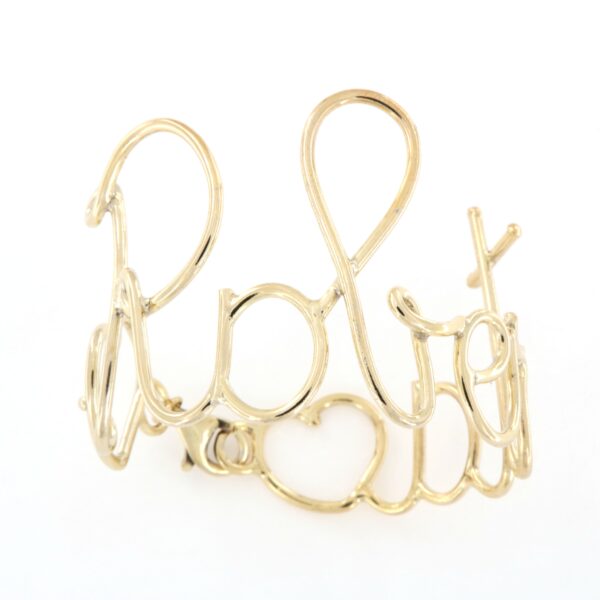 Bracciale Nome Personalizzato Argento Artigianale - immagine 6