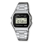 Orologio acciaio digitale Casio A158WEA-1EF
