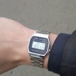 Orologio acciaio digitale Casio A158WEA-1EF - immagine 3