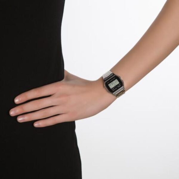 Orologio acciaio digitale Casio A158WEA-1EF - immagine 4