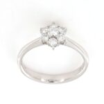 Anello Fiore Diamanti Crivelli