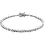 Bracciale argento 925 Tennis Zirconi Bianchi