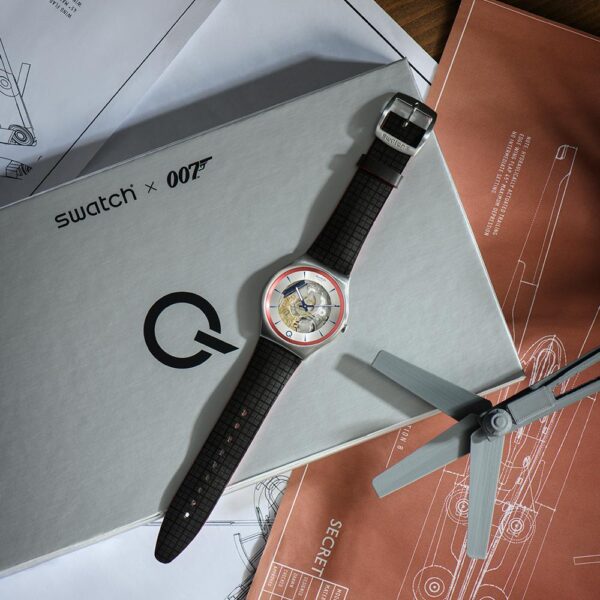 Orologio Q SKIN Irony James Bond Swatch SS07Z102 - immagine 7