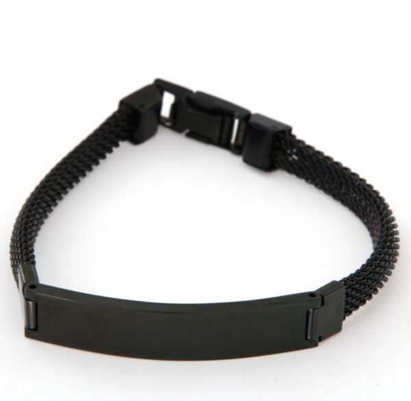 Bracciale Marlu Uomo Acciaio Nero Marlù - immagine 2