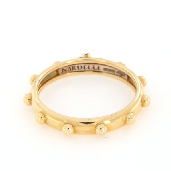 Anello in oro giallo 18 kt Nardelli - immagine 3