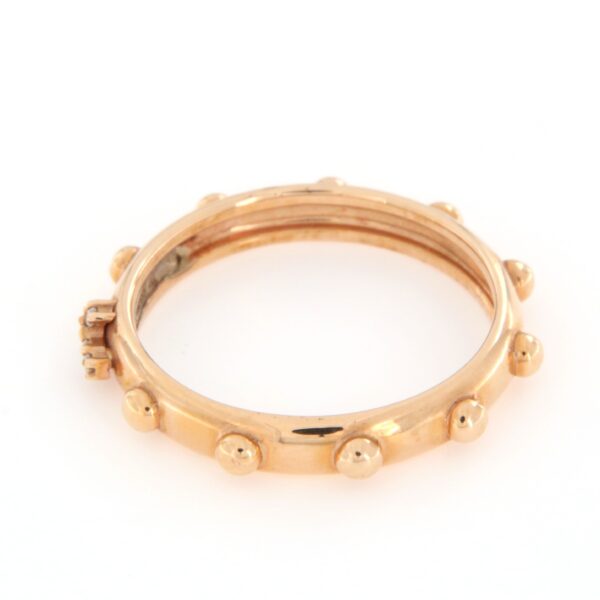 Anello Rosario Croce Diamanti Nardelli - immagine 4
