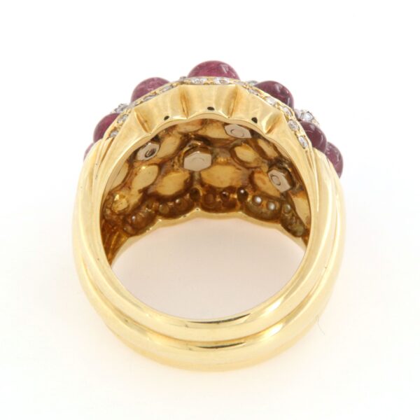 Anello Quarzo Rosa DIamanti Roberto Legnazzi - immagine 5