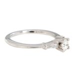 Anello Solitario Diamanti Baguette Sinesi - immagine 3