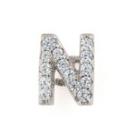 Charms Marcello Pane Componibile Lettera N Argento