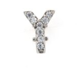 Charms Marcello Pane Componibile Lettera Y Argento
