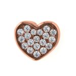 Charms Marcello Pane Componibile Cuore Rosato