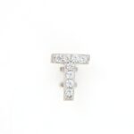 Charms Marcello Pane Componibile Lettera T Argento