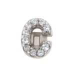 Charms Marcello Pane Componibile Lettera C Argento