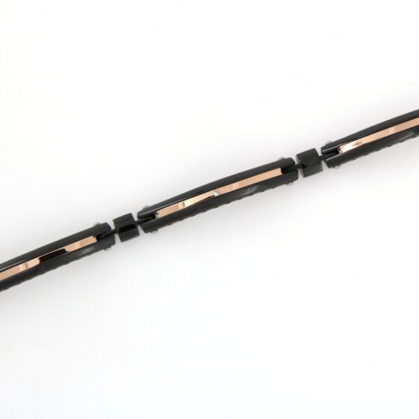 Bracciale Barakà Uomo Diamante Oro Rosa BR241121 - immagine 3