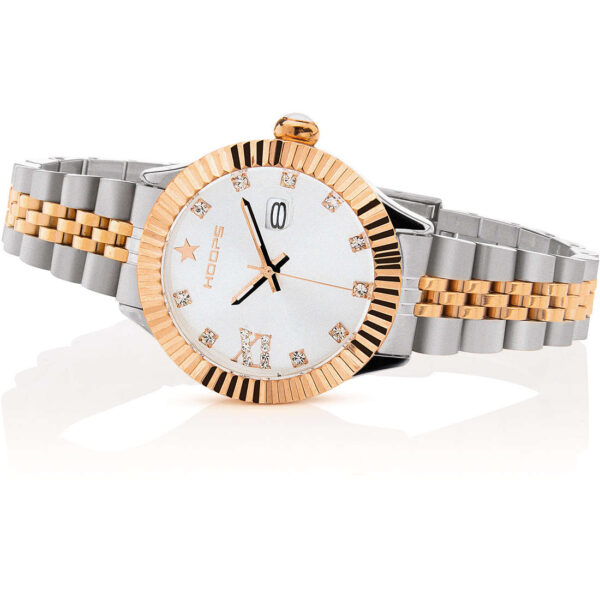 Orologio Donna Hoops Luxury Bianco 2619LSRG01-75