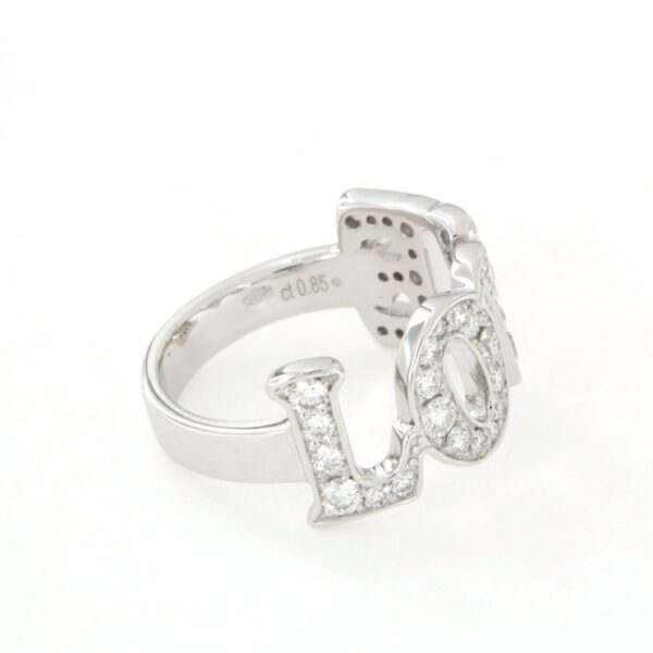 Anello Scritta Love Diamanti Crivelli - immagine 4