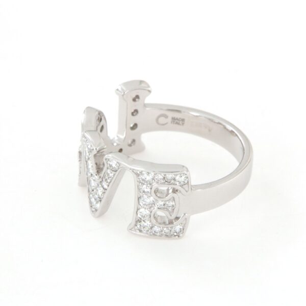 Anello Scritta Love Diamanti Crivelli - immagine 6