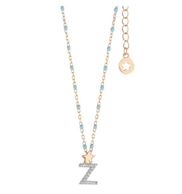 Collana Stella Lettera Z Comete GLA198
