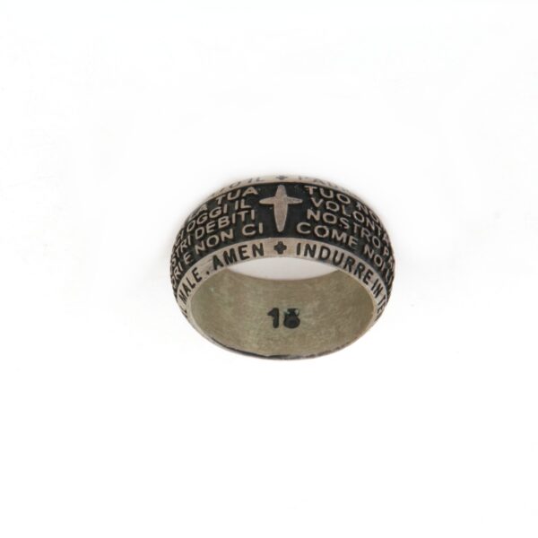 Anello Argento Brunito Uomo Giannotti Vittorio