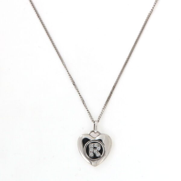 Collana Argento Cuore Lettera R Mype