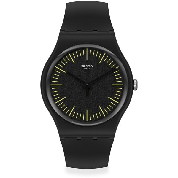 Orologio Swatch Monthly Drops Blacknyellow SUOB184