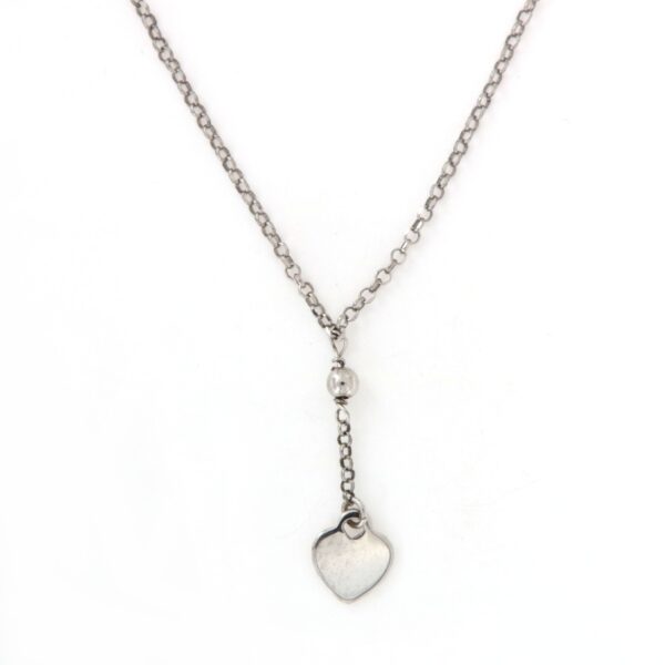 Collana Girogola Cuore Argento Arvi