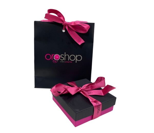 Orecchini Croce Argento Zirconi Oroshop - immagine 2