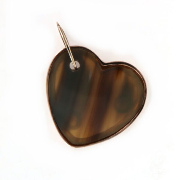 Ciondolo Cuore Argento Quarzo Campagnolo - immagine 3